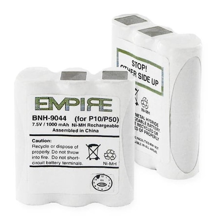 Empire BNH-9044 7.5V Motorola HNN-9044A Nickel Metal Hydride Batteries - 7.5 Watt
